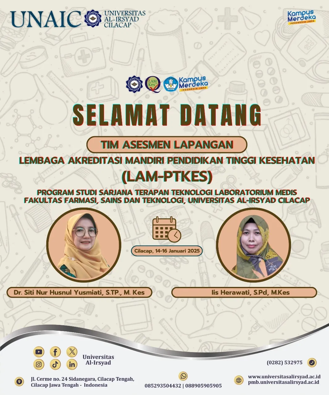 Selamat Datang, Tim Asesmen Lapangan LAM-PTKES